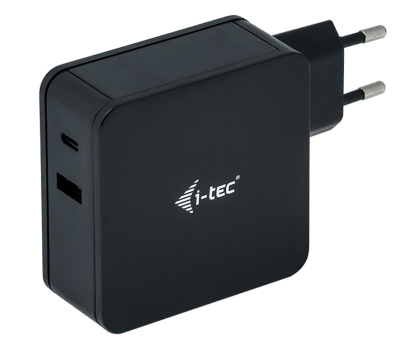 Ładowarka i akumulator I-TEC USB-C 60W Power Delivery, 1x USB-C port 60W, 1x USB-A port 12W CHARGER-C60WPLUS